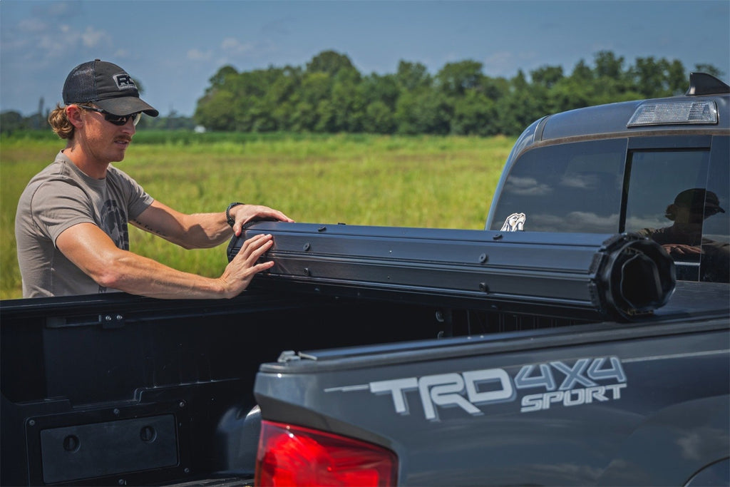Rough Country 50420500 Hard Roll Up Bed Cover for Select Toyota Tacoma
