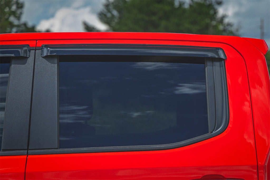 Rough Country 911924 Side Window Deflectors for Select Chevrolet Silverado 1500, Chevrolet Silverado LTD, Chevrolet Silverado HD, Chevrolet Silverado HD, GMC Sierra 1500, GMC Sierra Limited, GMC Sierra HD, GMC Sierra HD