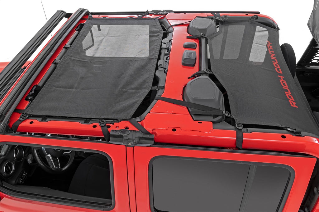 Rough Country 85118 Mesh Bikini Top Plus for Select Jeep Gladiator