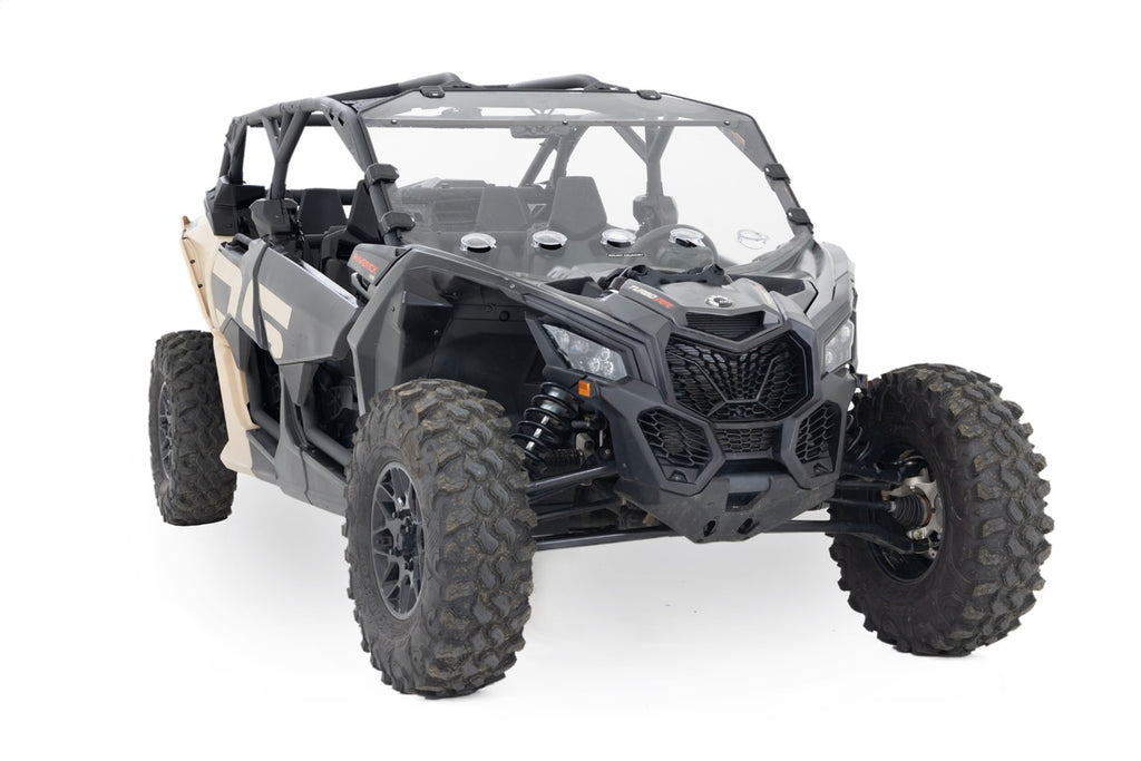 Rough Country 98272030 Windshield for Select Can-Am Maverick X3 900 HO, Can-Am Maverick X3 DS Turbo, Can-Am Maverick X3 DS Turbo R, Can-Am Maverick X3 DS Turbo RR, Can-Am Maverick X3 Max DS Turbo, Can-Am Maverick X3 Max DS Turbo R, Can-Am Maverick X3 Max