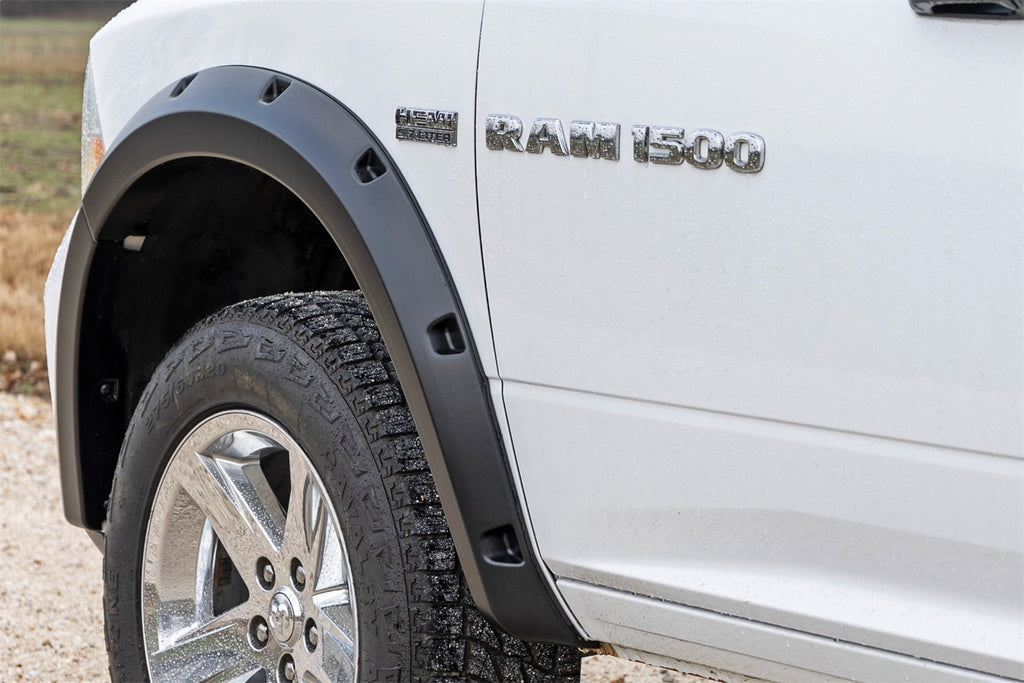 Rough Country F-D10911B-PS2 Pocket Fender Flares for Select Dodge Ram 1500, Ram 1500, Ram Classic