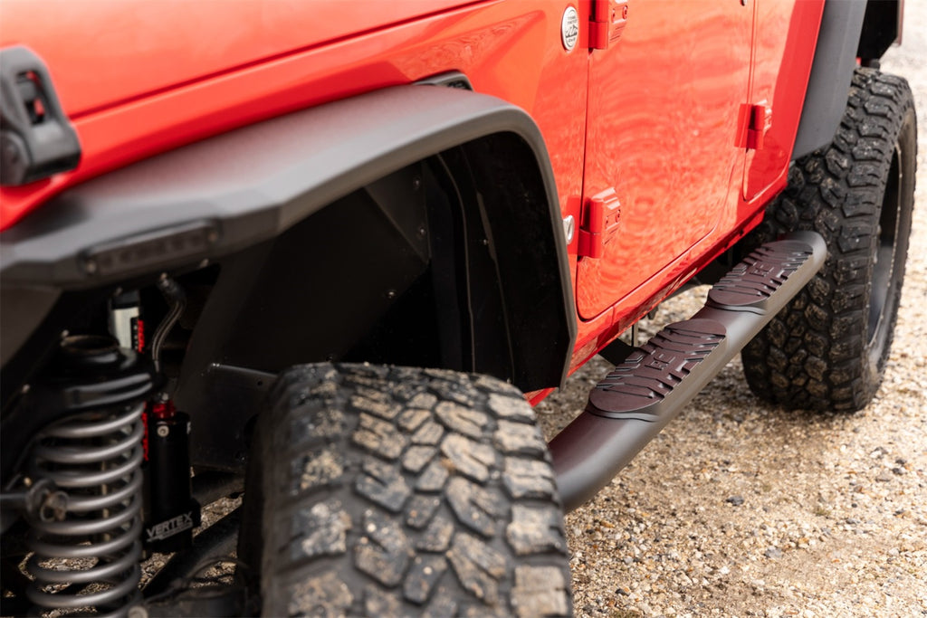 Rough Country 21016 Oval Nerf Step Bar for Select Jeep Wrangler