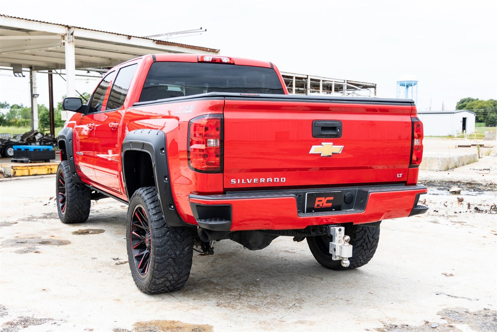 Rough Country A-C11612-GAN Pocket Fender Flares for Select Chevrolet Silverado