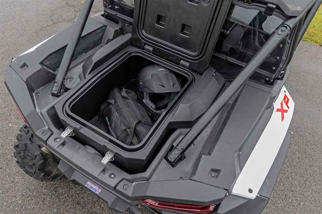 Rough Country 93194 Cargo Box for Select Polaris RZR XP Premium, Polaris RZR XP Sport, Polaris RZR XP Ultimate, Polaris RZR XP 4 Premium, Polaris RZR XP 4 Sport, Polaris RZR XP 4 Ultimate