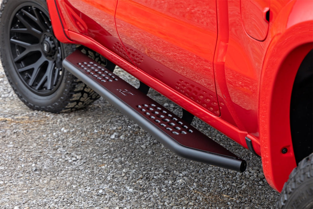 Rough Country 14009 OV2 Side Steps for Select Chevrolet Silverado 1500, Chevrolet Silverado LTD, Chevrolet Silverado HD, GMC Sierra 1500, GMC Sierra Limited, GMC Sierra HD