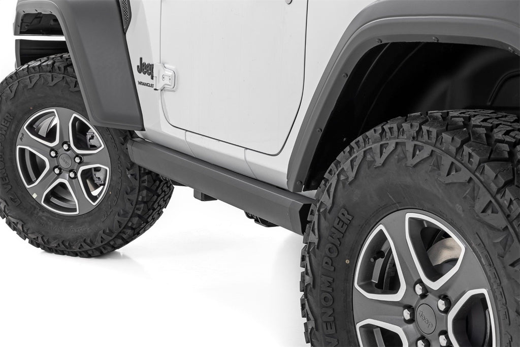 Rough Country PSR61030 Power Running Boards for Select Jeep Wrangler