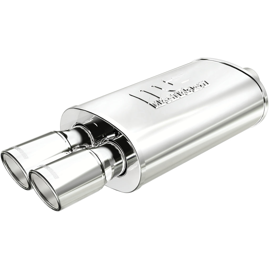 MagnaFlow Exhaust Products 14862 Straight-Through Performance Muffler; 2.25/3in. Center/Dual; 5x14x8 Body