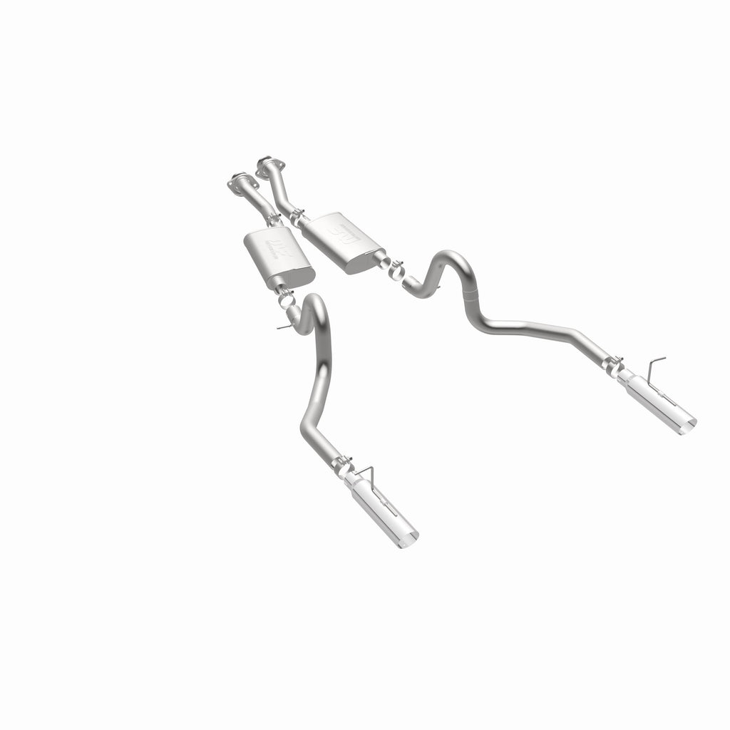 MagnaFlow Exhaust Products 15638 Street Series Polished Cat-Back System for Select Ford Mustang