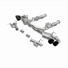 Load image into Gallery viewer, MagnaFlow Exhaust Products 19545 xMOD Series Black Chrome Tips Cat-Back System for Select Chevrolet Corvette