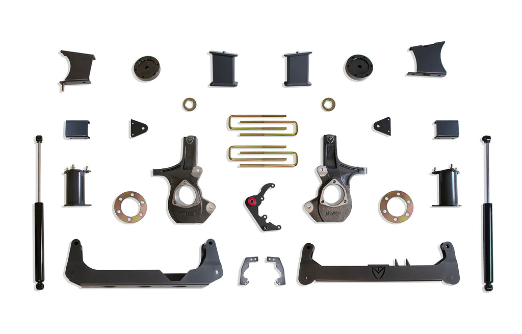 14-16-Gm-K1500-4Wd-WCast-Steel-Susp.-(Non-Magneride)-7In7In-Maxpro-Spindle-Lift-Kit