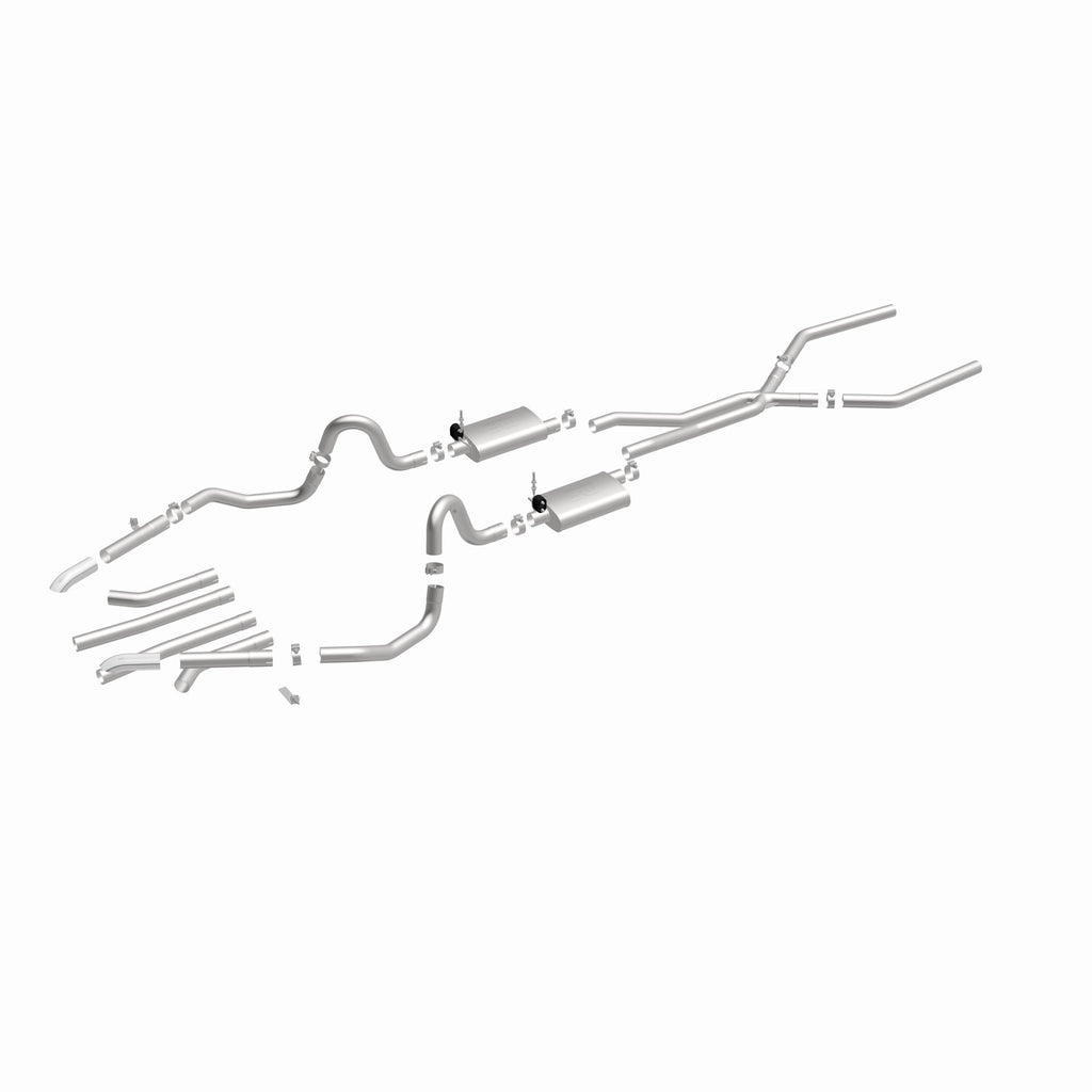 MagnaFlow Exhaust Products 15894 Street Series Polished System for Select Buick GS, Buick GS 350, Buick GS 400, Buick GS 455, Buick Skylark, Buick Special, Chevrolet Chevelle, Chevrolet El Camino, Chevrolet Monte Carlo, Oldsmobile 442, Oldsmobile
