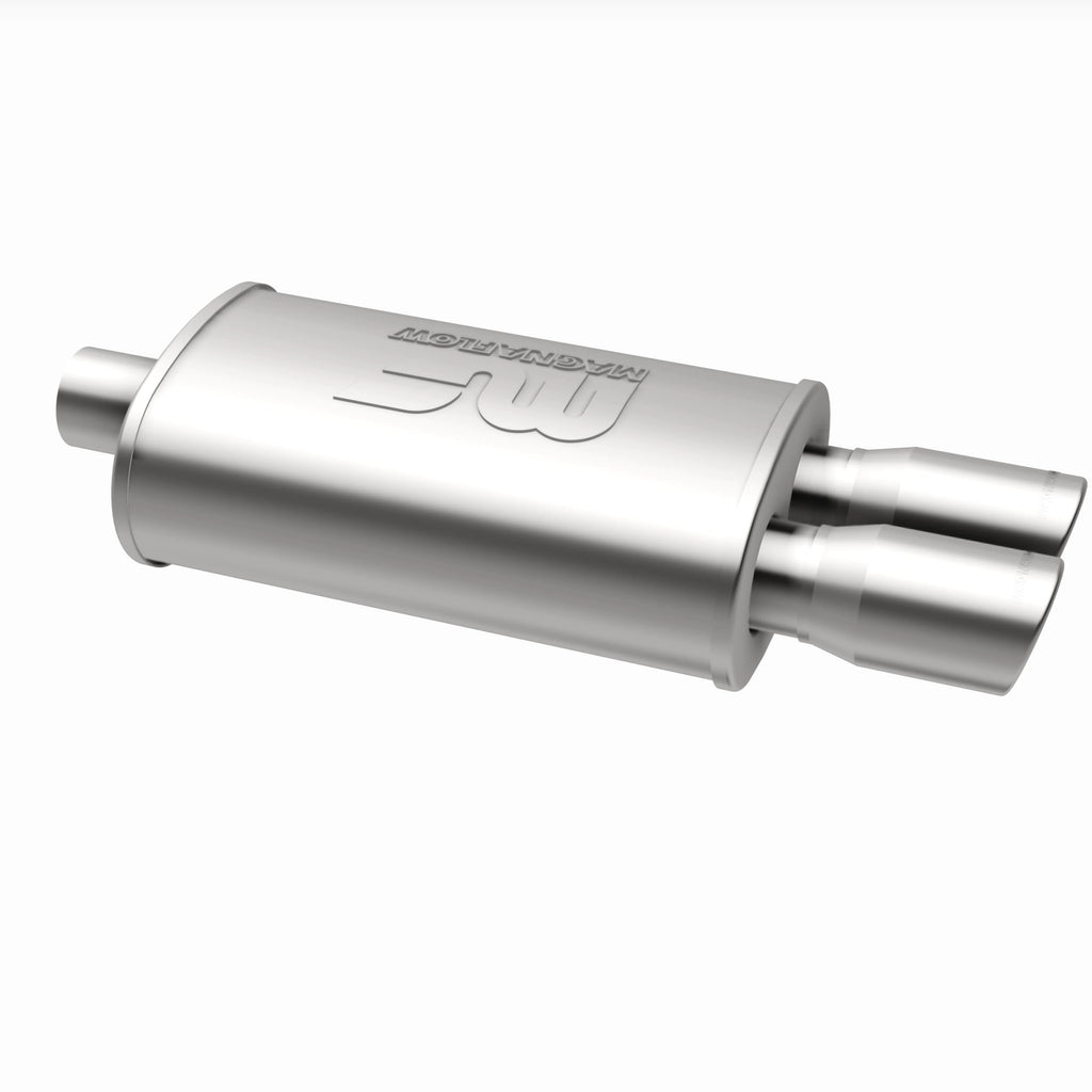 MagnaFlow Exhaust Products 14862 Straight-Through Performance Muffler; 2.25/3in. Center/Dual; 5x14x8 Body