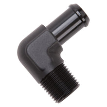 Load image into Gallery viewer, Hose-End-90-Deg-12In-Npt-To-58In-Barb-Black-Anodize