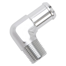 Load image into Gallery viewer, Hose-End-90-Deg-12In-Npt-To-34In-Barb-Clear-Anodize