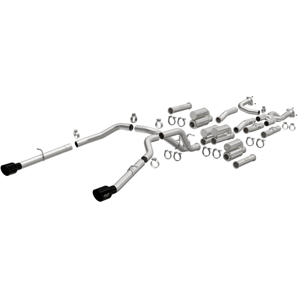 MagnaFlow Exhaust Products 19691 xMOD Series Black Chrome Tips Cat-Back System for Select Ram