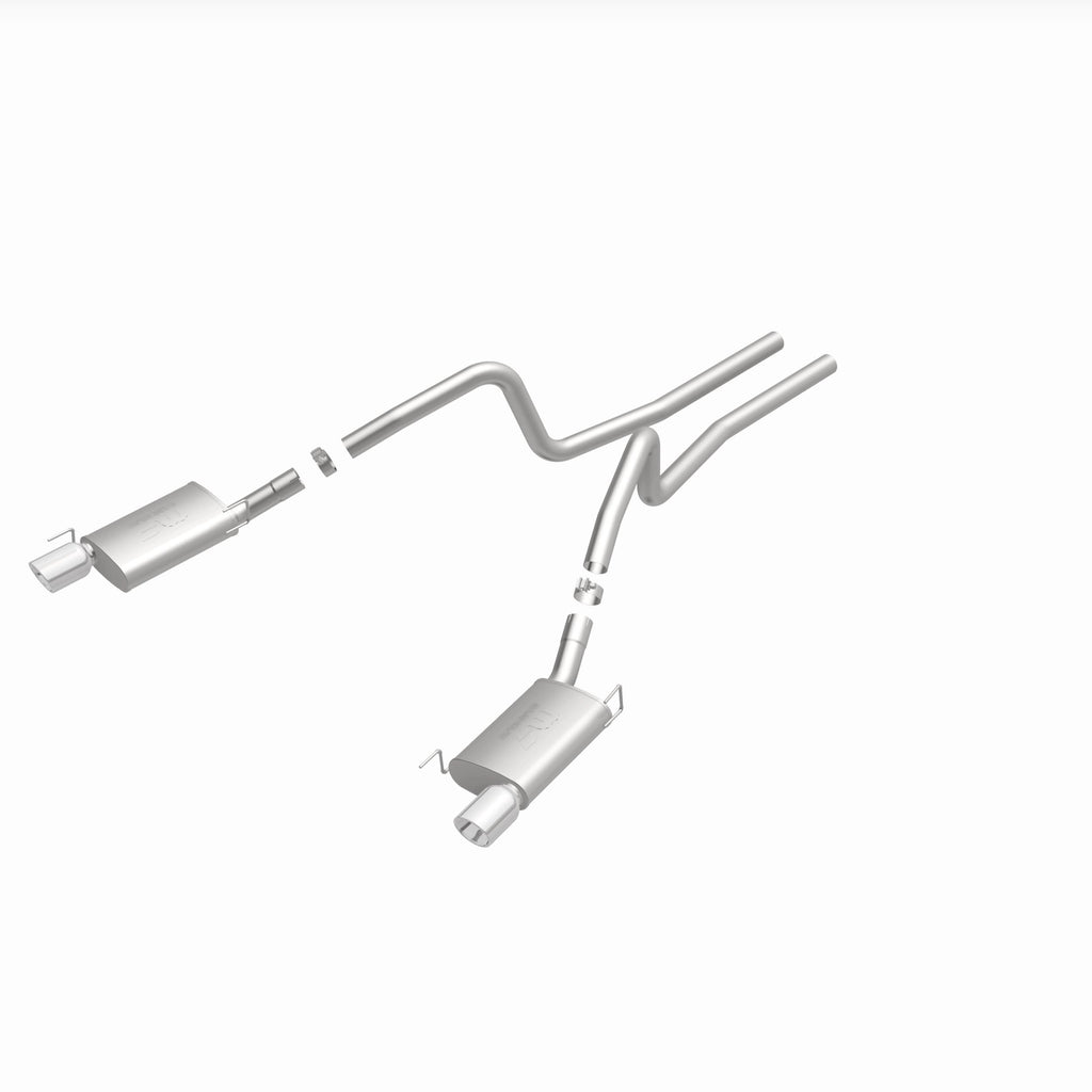 MagnaFlow Exhaust Products 15881 Street Series Polished Cat-Back System for Select Ford Mustang