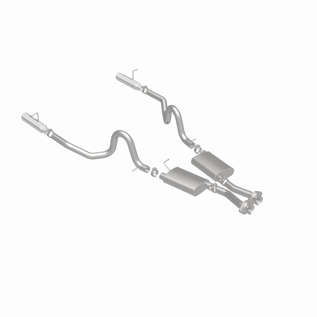 MagnaFlow Exhaust Products 15638 Street Series Polished Cat-Back System for Select Ford Mustang
