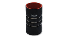 Load image into Gallery viewer, 4-Ply-Aramid-Reinf-Silicone-Hump-Hose-Conn-3In-Id-X-6In-Long-3-Reinforcement-Ring-Matte-Blk