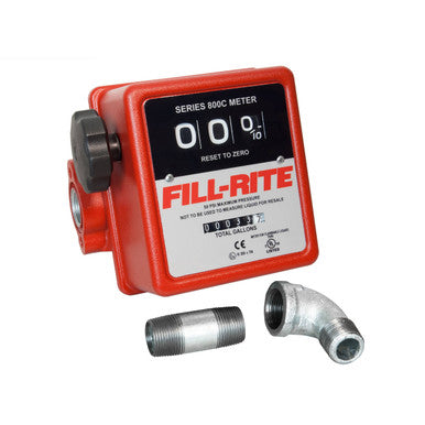 Fill-Rite Company 807CMK 5-20Gpm 3-Digit Mechanical Fuel Transfer Meter Kit, Gallons