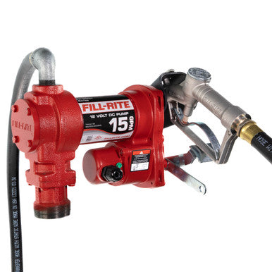 Fill-Rite Company FR1210H Fuel Transfer Pump w/Nozzle, 15Gpm, 12V DC