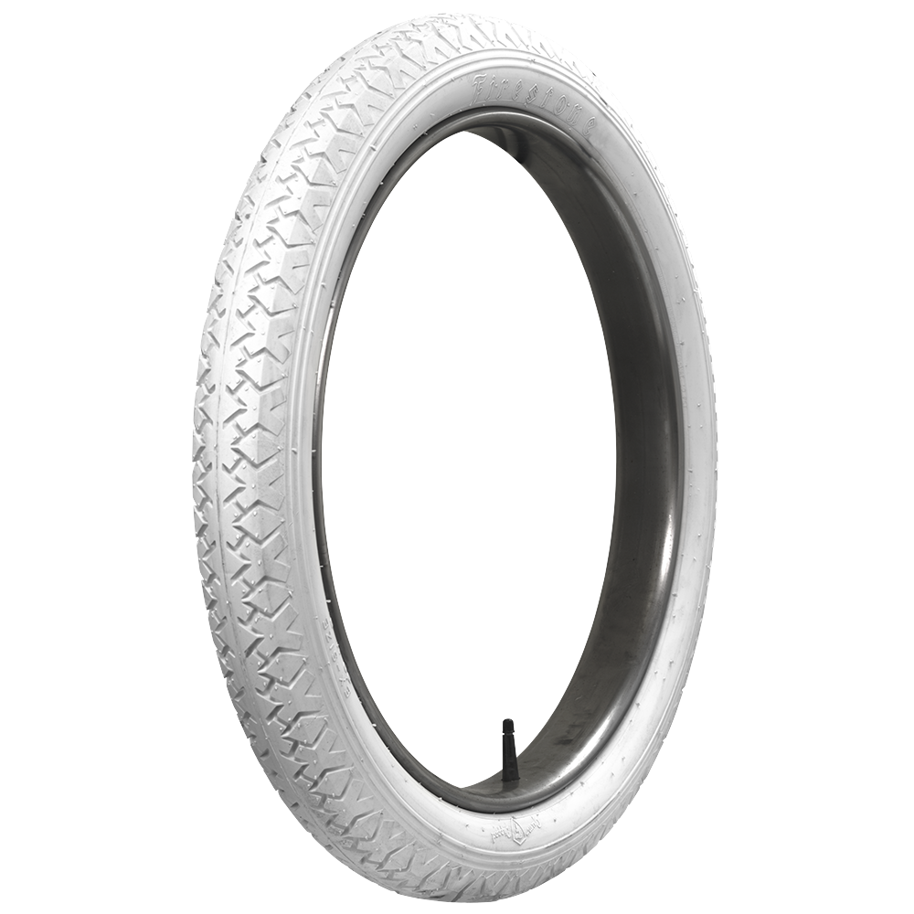 Coker 805900 30X3 (CL) FIRESTONE ALL WHITE for Select Buick Model 10, Cadillac Model B, Cadillac Model C, Cadillac Model K, Cadillac Model S, Ford Model T