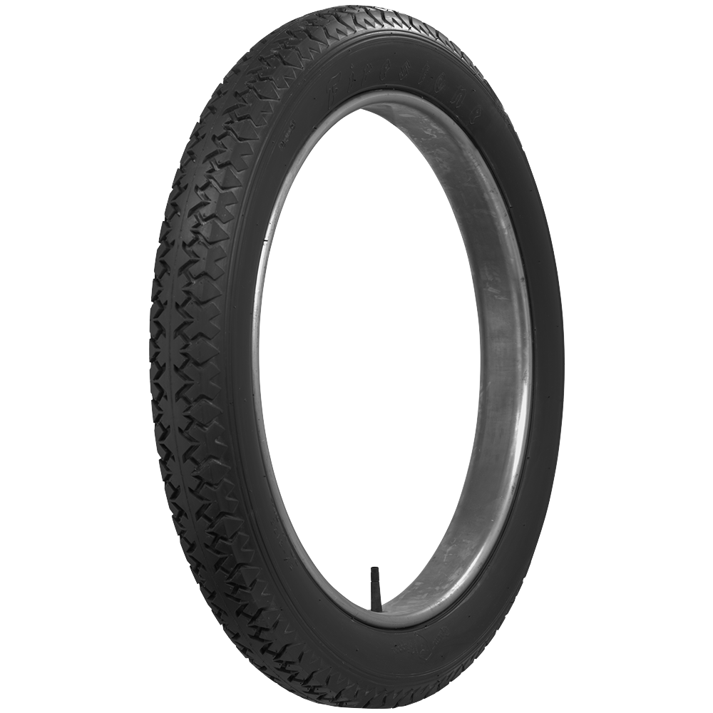 Coker 793850 30X3 1/2 (CL) FIRESTONE BLACK for Select Cadillac Model B, Cadillac Model M, Cadillac Model T, Chevrolet Superior, Ford Model T, Oldsmobile Model L, Studebaker Model A, Studebaker Model C