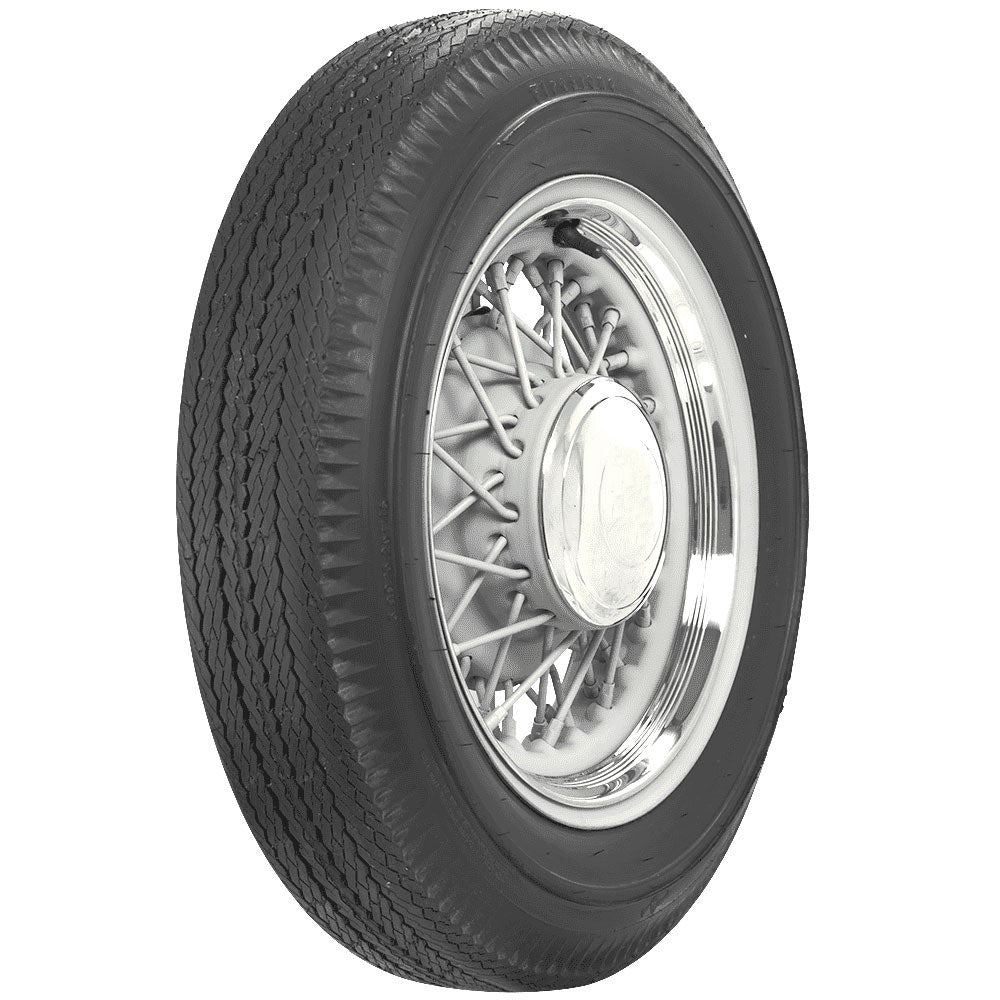 Coker 635960 500/525-16 FIRESTONE BLACK for Select Austin A40, Austin Somerset, Bristol 405, Ford Anglia, Jensen Interceptor, Jowett Javelin, Morgan 4/4 Series II, Morgan Plus Four, Porsche 356