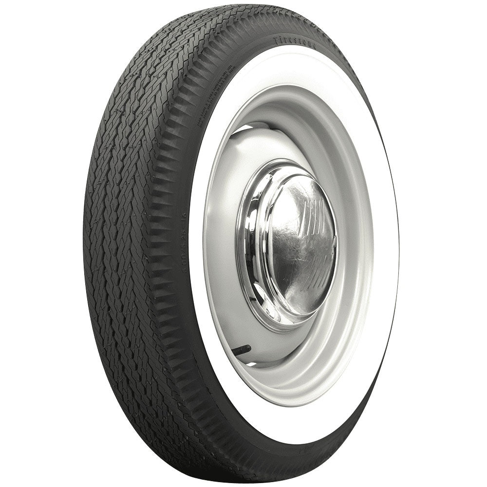 Coker 635965 500/525-16 FIRESTONE 2 1/4" WW for Select Austin A40, Austin Somerset, Bristol 405, Ford Anglia, Jensen Interceptor, Jowett Javelin, Morgan 4/4 Series II, Morgan Plus Four, Porsche 356