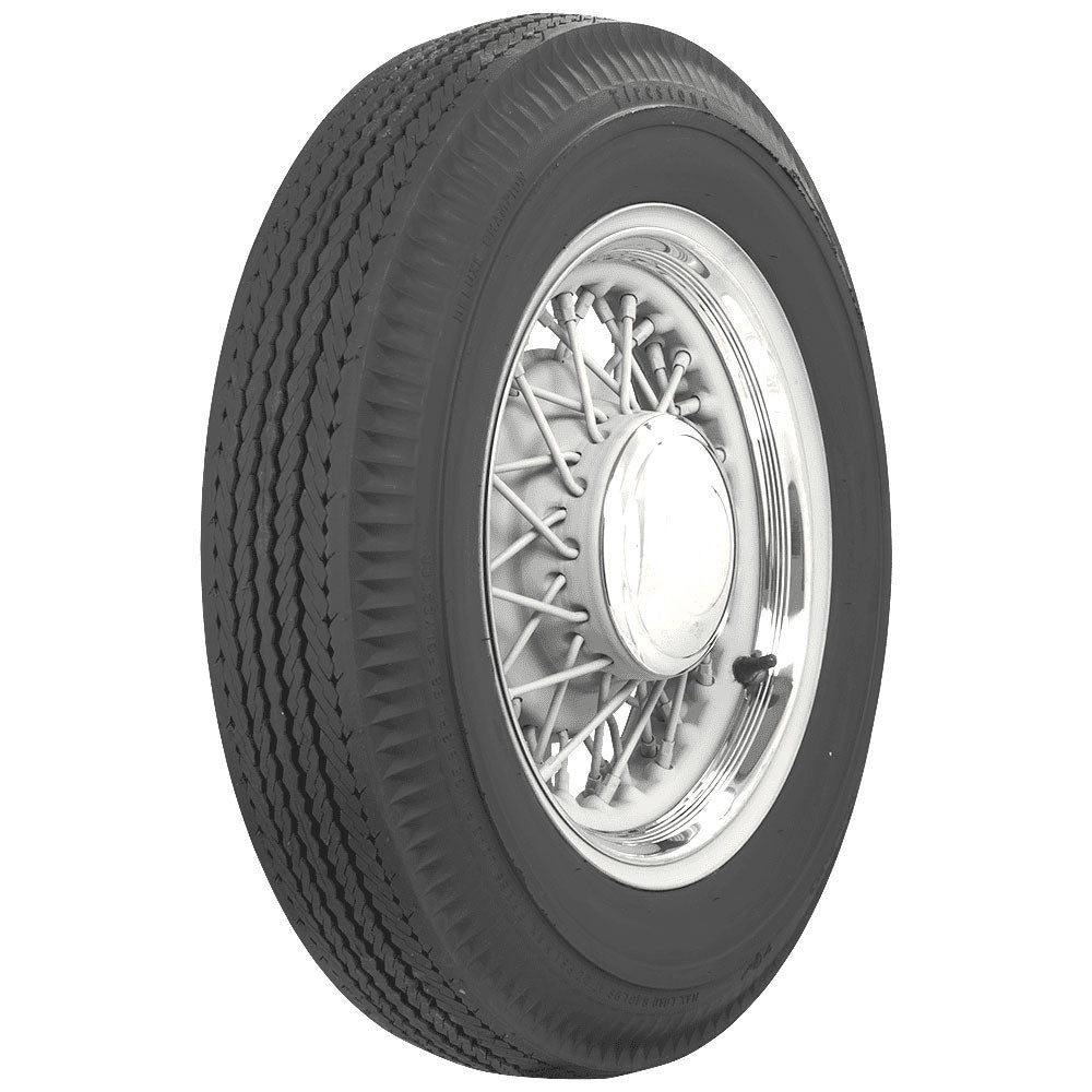 Coker 639750 550-16 FIRESTONE BLACK for Select AC Ace, AC Aceca, AC Greyhound, Alfa Romeo 1900, Arnolt-Bristol Bolide, Austin A70, Austin A90, Austin Atlantic, BMW 501, BMW 501A, BMW 501B, Bristol 400, Bristol 401, Bristol 402, Bristol 403, Bristol 404,