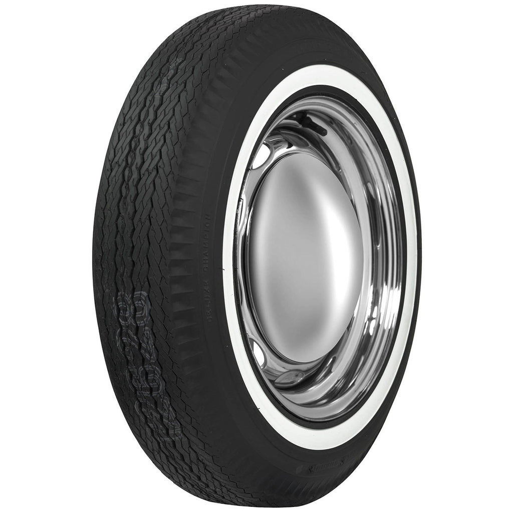 Coker 556658 560-15 FIRESTONE 1" WW for Select Alfa Romeo Duetto 1600, Alfa Romeo Giulia, Austin A40, Austin Cambridge, Hillman Husky, Hillman Minx, Lancia Appia, MG MGA, MG TD, MG TF, Morgan 4/4 Series II, Morgan Plus Four, Morris Oxford, Opel Olympia,