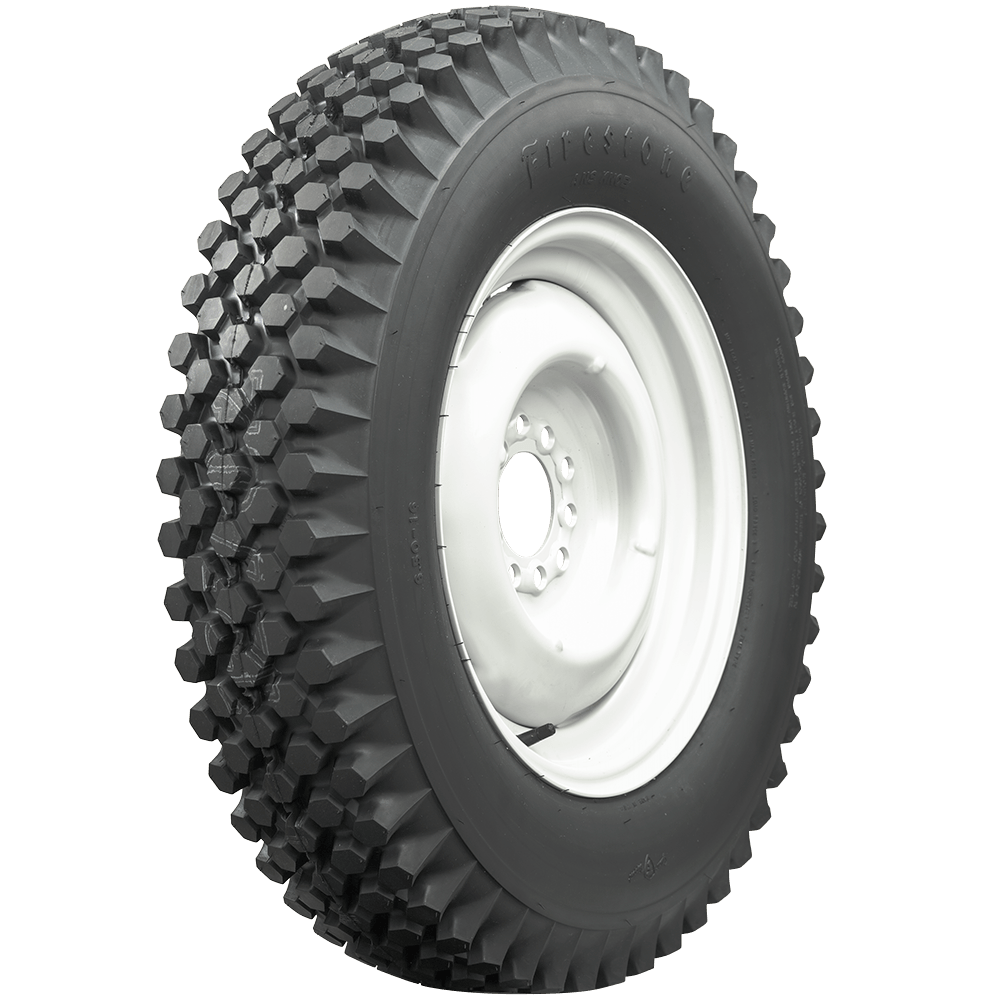 Coker 643507 600-16 FIRESTONE KNOBBY for Select Alfa Romeo 1900C, Alvis TA14, Aston Martin DB, Aston Martin DB2, Aston Martin DB2-4, Aston Martin DB4, BMW 507, Bristol 404, Bristol 406, Bristol 407, Bristol 408, Bristol 409, Chevrolet Fleetmaster,