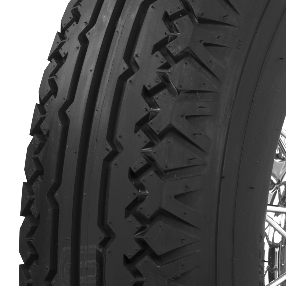 Coker 72577 700-18 FIRESTONE BLACK (BALLOON) for Select Buick Series 80, Buick Series 90, Chrysler Series 80 L Imperial, LaSalle Series 345A, Lincoln Model KA, Lincoln Model KB, Marmon Series 16, Nash Ambassador, Pierce-Arrow Model A, Pierce-Arrow Model