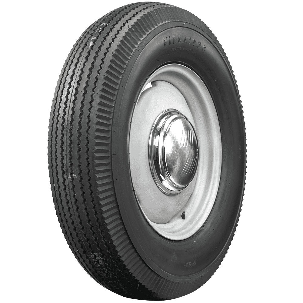 Coker 72575 700-18 FIRESTONE BLACK (SO ONLY) for Select Buick Series 80, Buick Series 90, Chrysler Series 80 L Imperial, LaSalle Series 345A, Lincoln Model KA, Lincoln Model KB, Marmon Series 16, Nash Ambassador, Pierce-Arrow Model A, Pierce-Arrow Model
