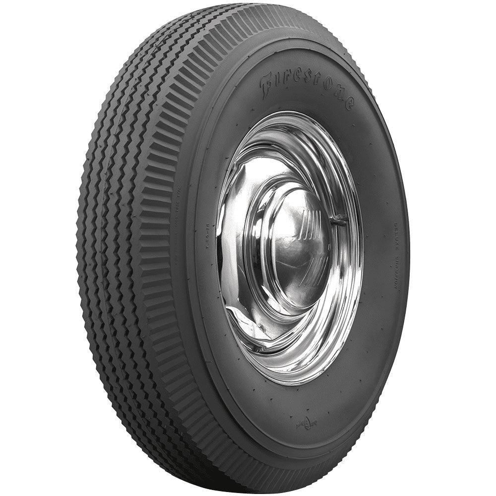 Coker 676450 700-16 FIRESTONE BLACK for Select Austin A125, Buick Roadmaster Series 80, Buick Series 50, Chevrolet C30 Pickup, Chrysler Airflow, Chrysler Imperial, Chrysler New Yorker, Chrysler Saratoga, Daimler Majestic Major, Daimler Regency, GMC