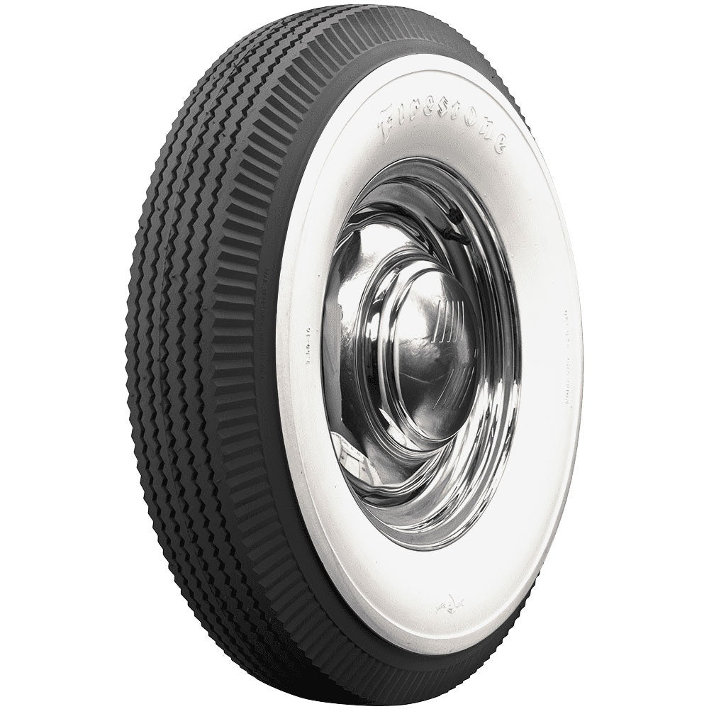 Coker 676460 700-16 FIRESTONE 4" WW for Select Austin A125, Buick Roadmaster Series 80, Buick Series 50, Chevrolet C30 Pickup, Chrysler Airflow, Chrysler Imperial, Chrysler New Yorker, Chrysler Saratoga, Daimler Majestic Major, Daimler Regency, GMC