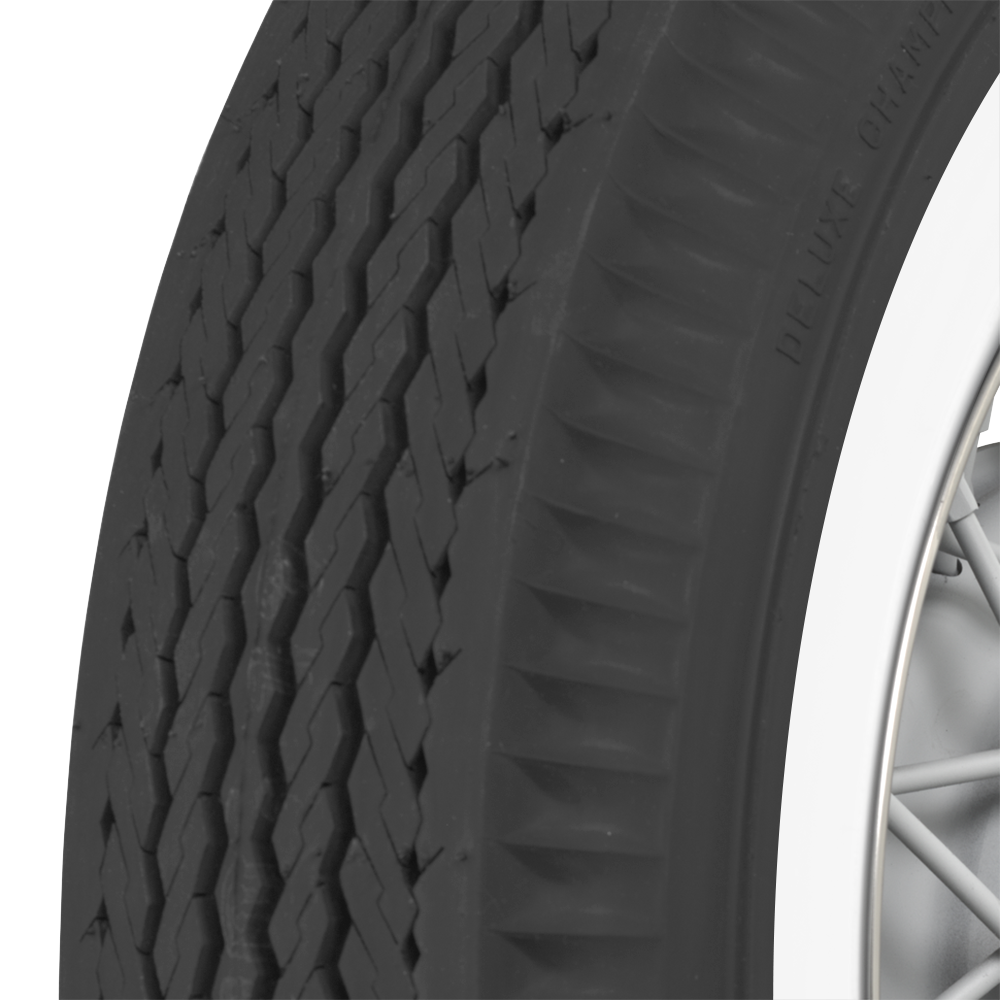 Coker 517810 750-14 FIRESTONE 2 1/4" WW for Select Buick Special, Chevrolet Biscayne, Chevrolet Chevelle, Dodge 330, Dodge 440, Dodge C500, Dodge Coronet, Dodge D500, Dodge Dart, Dodge PC500, Dodge PD500, Dodge S500, Edsel Ranger, Ford 300, Ford