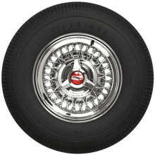 Load image into Gallery viewer, Coker 579880 710-15 FIRESTONE BLACK for Select Buick Riviera, Buick Special, Dodge Coronet, Dodge Meadowbrook, Dodge Royal, Ford Fairlane, Ford Thunderbird, Hudson Hornet, Mercedes-Benz 300, Mercedes-Benz 300B, Mercury Custom, Mercury Montclair, Mercury