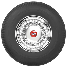 Load image into Gallery viewer, Coker 517805 750-14 FIRESTONE BLACK for Select Buick Special, Chevrolet Biscayne, Chevrolet Chevelle, Dodge 330, Dodge 440, Dodge C500, Dodge Coronet, Dodge D500, Dodge Dart, Dodge PC500, Dodge PD500, Dodge S500, Edsel Ranger, Ford 300, Ford Fairlane,