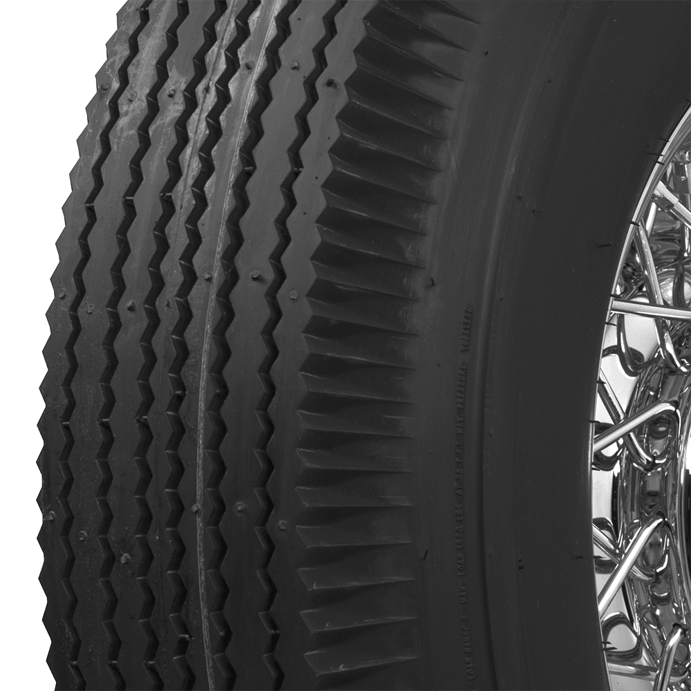Coker 613113 820-15 FIRESTONE BLACK for Select Bentley S1 Series, Bentley S2 Series, Bentley S3 Series, Cadillac Commercial Chassis, Cadillac Eldorado, Cadillac Series 60 Special Fleetwood, Chrysler 300, Chrysler Imperial, Chrysler New Yorker, Chrysler