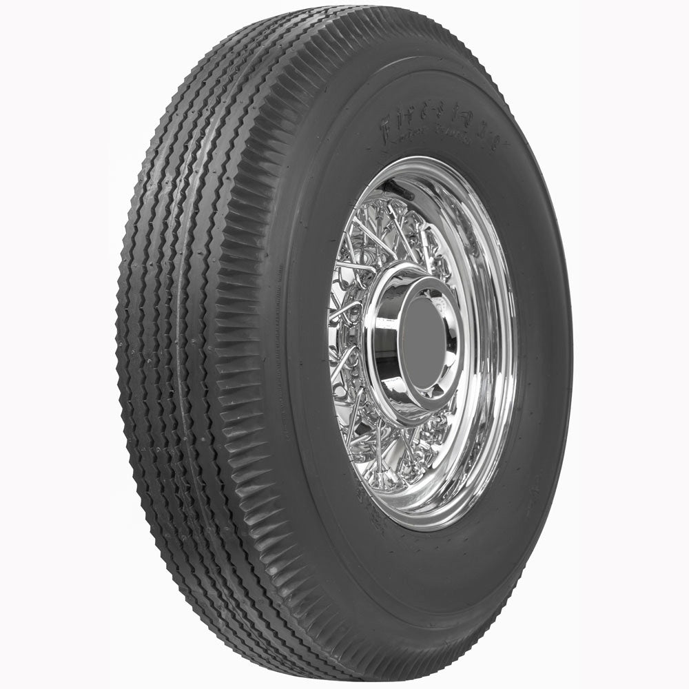 Coker 613113 820-15 FIRESTONE BLACK for Select Bentley S1 Series, Bentley S2 Series, Bentley S3 Series, Cadillac Commercial Chassis, Cadillac Eldorado, Cadillac Series 60 Special Fleetwood, Chrysler 300, Chrysler Imperial, Chrysler New Yorker, Chrysler