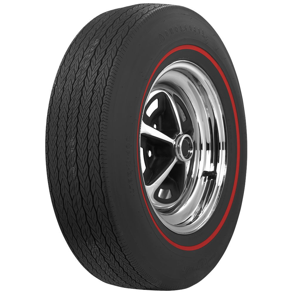 Coker 54690 E70-14 FIRESTONE REDLINE for Select American Motors Javelin, Buick Apollo, Chevrolet Chevy II, Chevrolet Nova, Dodge Challenger, Dodge Dart, Ford Courier, Ford Fairlane, Ford Mustang, Ford Torino, Mercury Cougar, Plymouth Barracuda, Plymouth