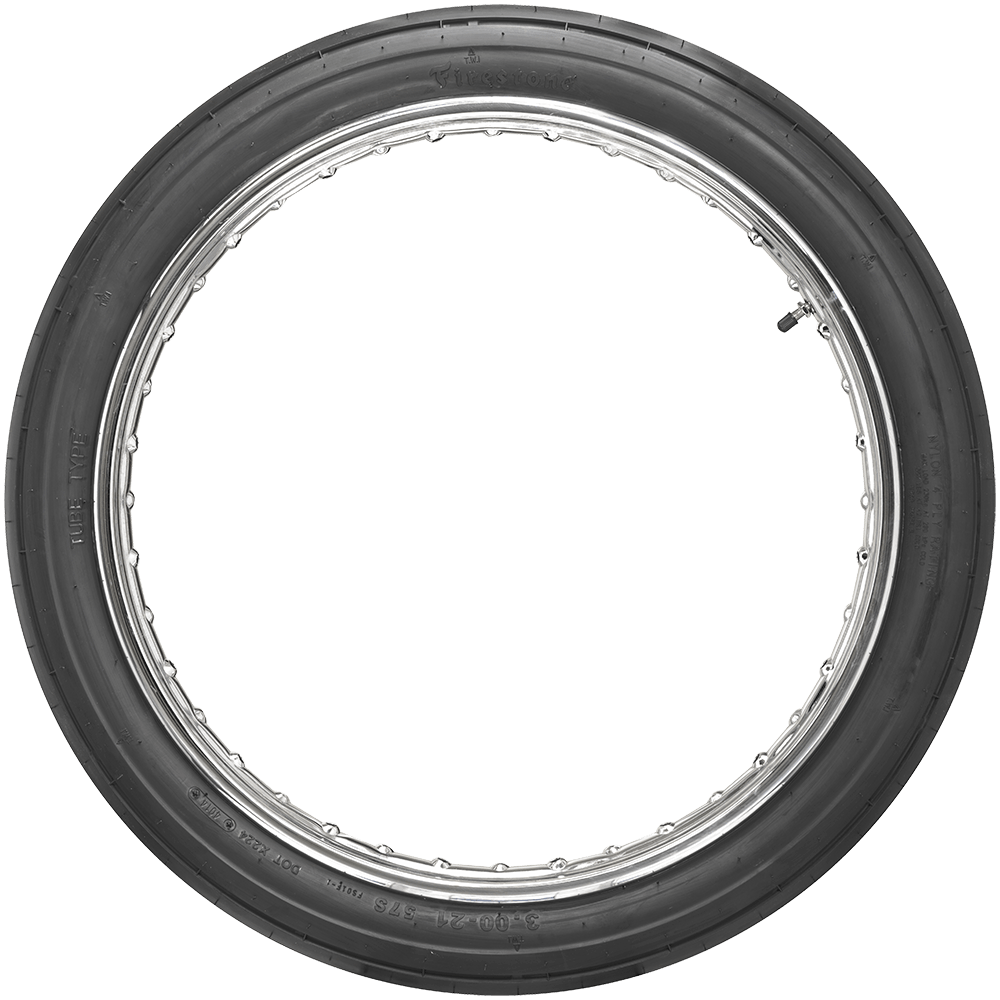 Coker 74774 300-21 FIRESTONE MOTORCYCLE BLACK