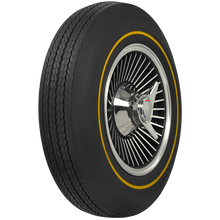 Load image into Gallery viewer, Coker 597036 775-15 FIRESTONE SS GOLDLINE for Select Alvis TE21, Aston Martin DB4, Aston Martin DB5, Aston Martin DB6, Chevrolet Corvette, Facel Vega Facel II, Humber Super Snipe, Oldsmobile F85, Oldsmobile Vista Cruiser, Plymouth Fury
