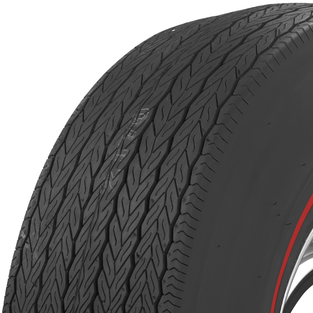 Coker 62670 G70-15 FIRESTONE REDLINE for Select Chevrolet Bel Air, Chevrolet Biscayne, Chevrolet Impala, Chevrolet Monte Carlo, Ford GT40