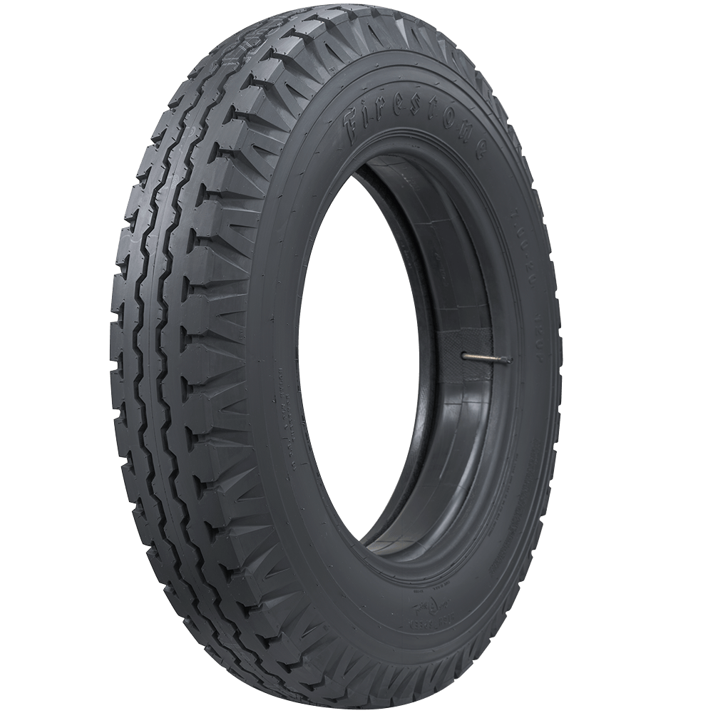 Coker 761400 650-20 FIRESTONE BLACK (TRUCK TREAD) for Select Elcar Model 8-81, Elcar Model 8-90, Flint Model 80, Flint Model E-80, Jordan Line Eight, LaSalle Series 303, Marmon Model D-74, Nash Advanced, Nash Special, Nash Standard, Packard Model 733,