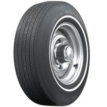 Load image into Gallery viewer, Coker 54860 F70-14 FIRESTONE PIN WHITE for Select American Motors Javelin, American Motors Matador, Chevrolet Camaro, Chevrolet Chevelle, Dodge Challenger, Dodge Charger, Dodge Coronet, Ford Fairlane, Ford Gran Torino, Ford Mustang, Ford Ranchero, Ford