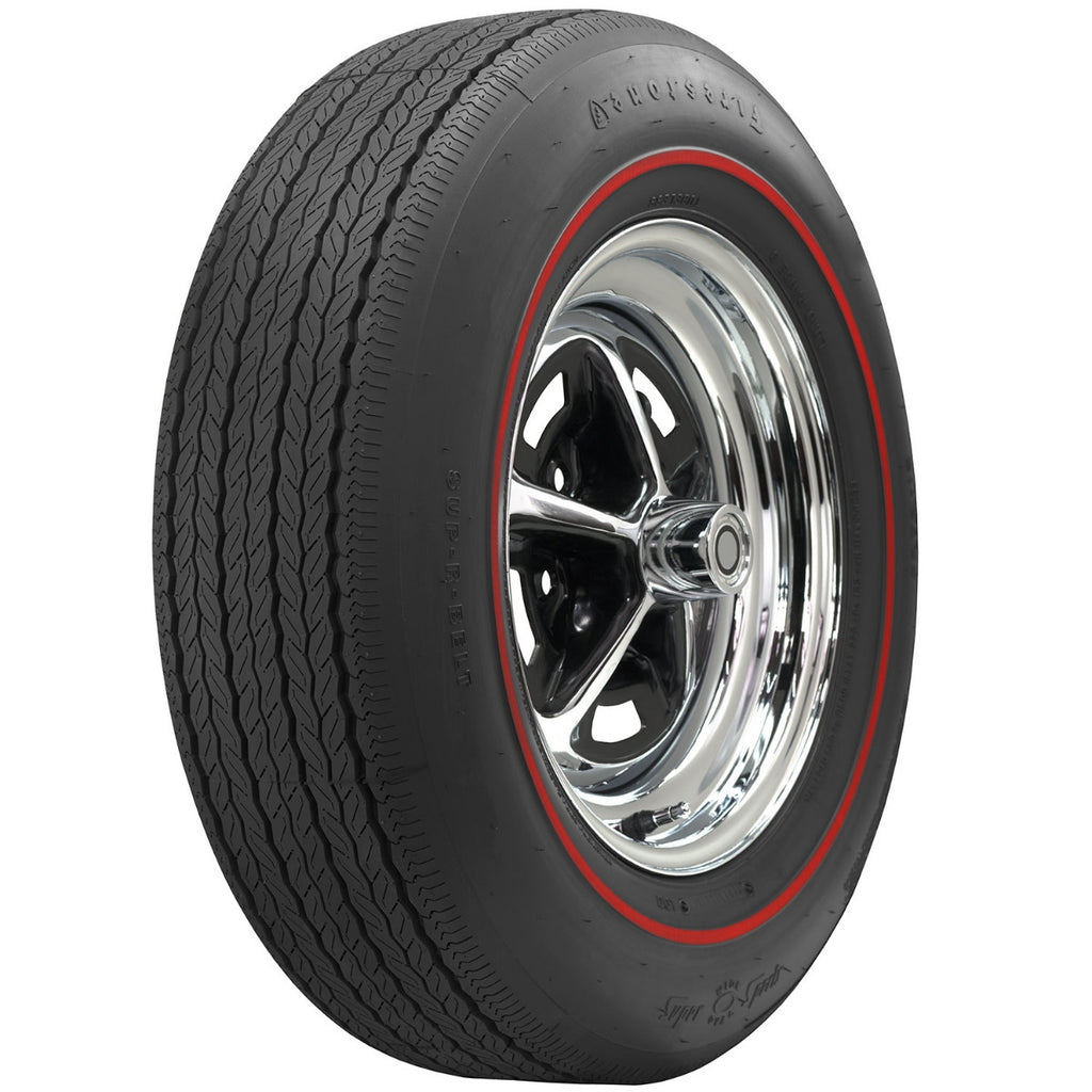 Coker 62690 GR70-15 FIRESTONE REDLINE for Select Buick Century, Buick LeSabre, Buick Regal, Buick Riviera, Chevrolet Bel Air, Chevrolet Biscayne, Chevrolet Camaro, Chevrolet Corvette, Chevrolet El Camino, Chevrolet Impala, Chevrolet Monte Carlo, Ford