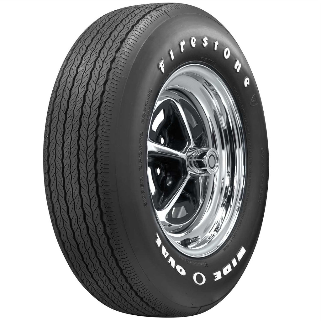 Coker 55280 GR70-14 FIRESTONE RWL for Select Buick Century, Chevrolet Chevelle, Chevrolet El Camino, Dodge Charger, Dodge Coronet, Ford Fairlane, Ford Gran Torino, Ford Ranchero, Ford Torino, GMC Sprint, Mercury Cyclone, Mercury Montego, Oldsmobile