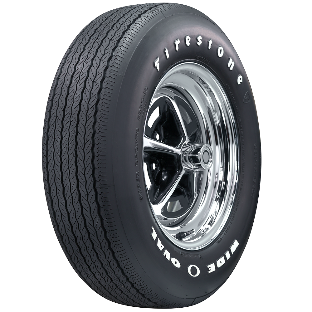 Coker 55280 GR70-14 FIRESTONE RWL for Select Buick Century, Chevrolet Chevelle, Chevrolet El Camino, Dodge Charger, Dodge Coronet, Ford Fairlane, Ford Gran Torino, Ford Ranchero, Ford Torino, GMC Sprint, Mercury Cyclone, Mercury Montego, Oldsmobile