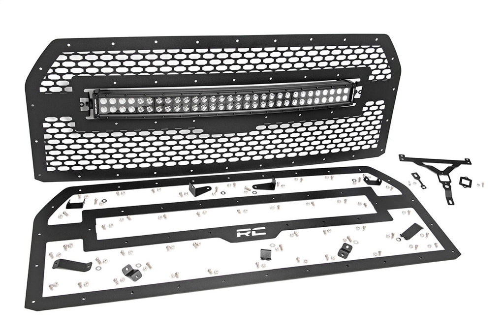 Rough Country 70193 Laser-Cut Mesh Replacement Grille for Select Ford F-150